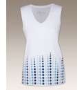 Body Star Ladies Polka V-Neck Vest