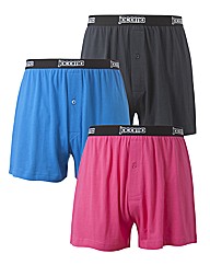 Jacamo Pack of 3 Loose Fit Knitted Boxer