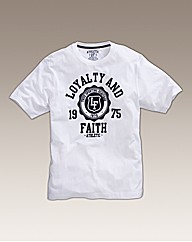 Loyalty and Faith Mens Emblem Tee Long