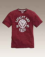 Loyalty and Faith Mens Emblem Tee Reg