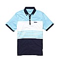 Kickers Mens Stripe Panel Polo