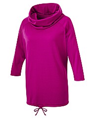 Body Star Yoga Cowl Slouch Top