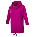 Body Star Yoga Cowl Slouch Top