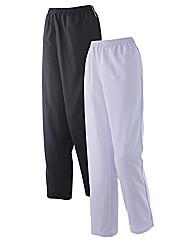 Body Star Pack of 2 Woven Pants 28in