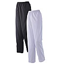 Body Star Pack of 2 Woven Pants 28in