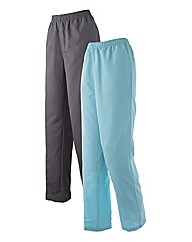 Body Star Pack of 2 Woven Pants 28in