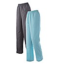Body Star Pack of 2 Woven Pants 28in