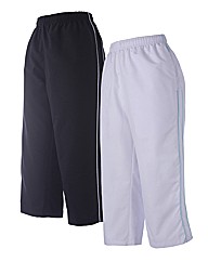 Body Star Pack of 2 3/4 Pants