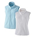 Body Star Pack of 2 Fleece Gilets