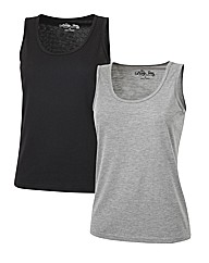 Body Star Pack of 2 Vests