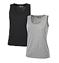 Body Star Pack of 2 Vests