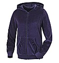 Body Star Velour Hooded Top