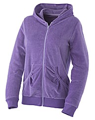 Body Star Velour Hooded Top