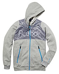 Reebok Mens Full Zip Hooded Top