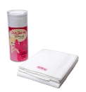 Diva Darling Terry Hair Towel White