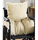 Faux Sheepskin Back Support Cushion