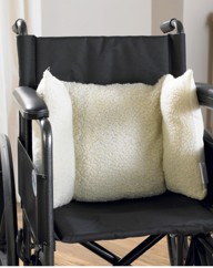 Faux Sheepskin Back Lumbar Support