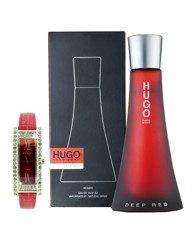 Hugo Boss Deep Red EDP 30ML + Free Watch