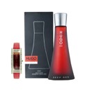 Hugo Boss Deep Red EDP 30ML + Free Watch
