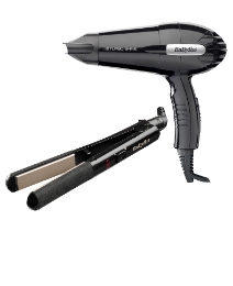 BaByliss Hairdryer and Straightener.