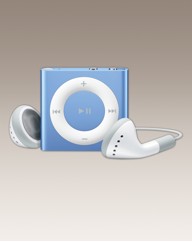 Apple iPod Shuffle 2GB - Blue
