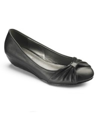 The Shoe Tailor Bow Ballerinas E Fit