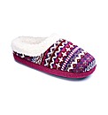Totes Fairisle Mule Slippers