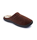 Isotoner Mens Suedette Clog Slippers
