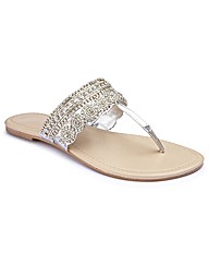 Joanna Hope Toe-Post Mules EEE Fit