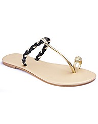 Joanna Hope Toe-Post Mules E Fit