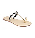 Joanna Hope Toe-Post Mules E Fit
