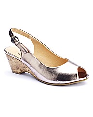 Top to Toe Slingback Shoes EEE Fit