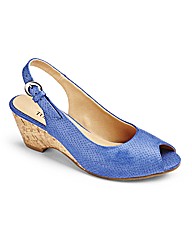 Top to Toe Slingback Shoes E Fit