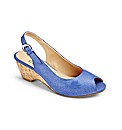 Top to Toe Slingback Shoes E Fit
