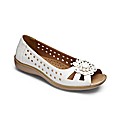 Cushion Walk Peep Toe Shoes E Fit