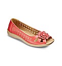 Cushion Walk Peep Toe Shoes EEE Fit