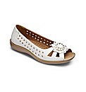 Cushion Walk Peep Toe Shoes EEE Fit