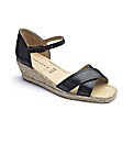 Brevitt Wedge Espadrilles EEE Fit