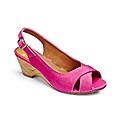 Top To Toe Slingback Wedge Sandals E Fit