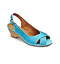 Top To Toe Slingback Wedge Sandals E Fit