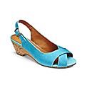 Top To Toe Slingback Wedge Sandals EEE