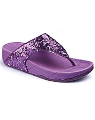 Stroll Diva Toe Post Mules EEE Fit