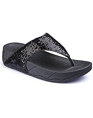 Stroll Diva Toe-Post Mules E Fit