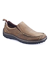 Hush Puppies Mens Slip-on Shoes Dual Fit