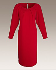 Roland Klein Dress With Pleat Detail