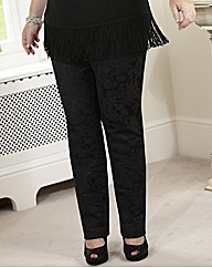 Coleen Nolan Lace Jaquard Jean