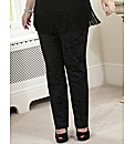 Coleen Nolan Lace Jaquard Jean