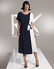 Roland Klein Colour Block Dress 43in