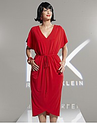 Roland Klein Draped Jersey Dress 40in