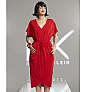 Roland Klein Draped Jersey Dress 40in